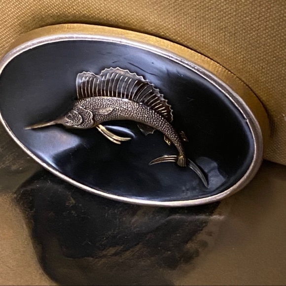 VINTAGE Swordfish Mens Fish Belt Buckle! GQ Marlin - Picture 4 of 8